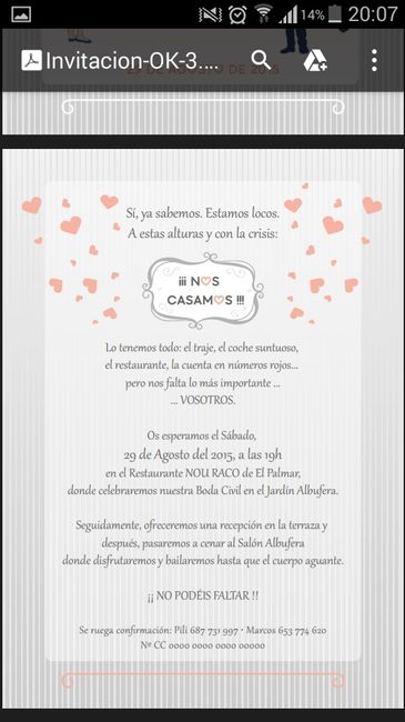 Mis invitaciones ya estan terminadas!!! - 2