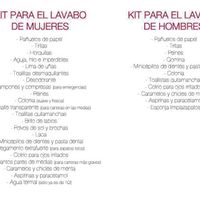 Kits de supervivencia para los baños