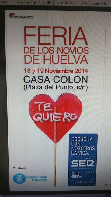 Ferias de boda en Huelva 2014-2015 - 1