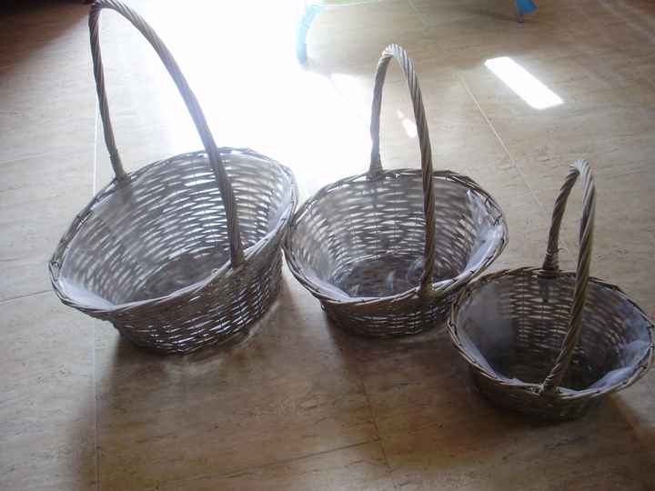 Mis cestas para arroz, detalles....