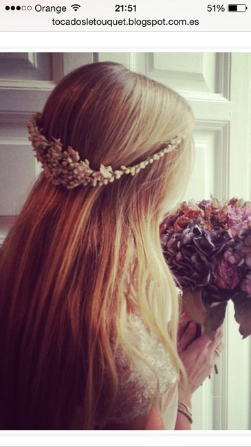 Diadema flores-perlas - 1