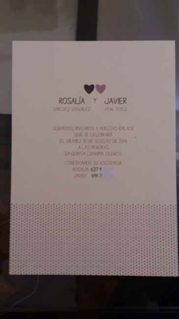 Estas son nuestras invitaciones! - 1