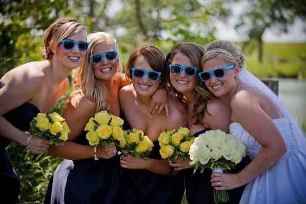 novia y damas 