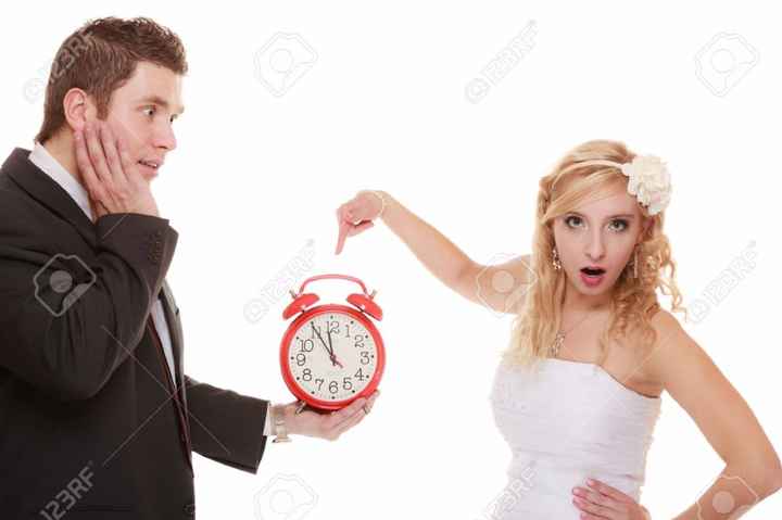 Alguien llega tarde a la ceremonia! 