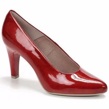 zapato charol rojo
