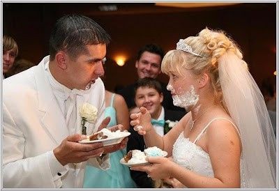 Nos manchan con la tarta! 