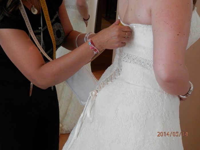 No nos cierra el vestido! 
