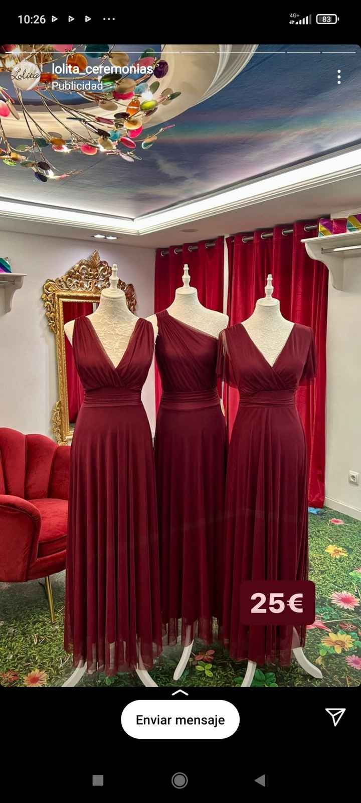 Vestido Damas honor - 1