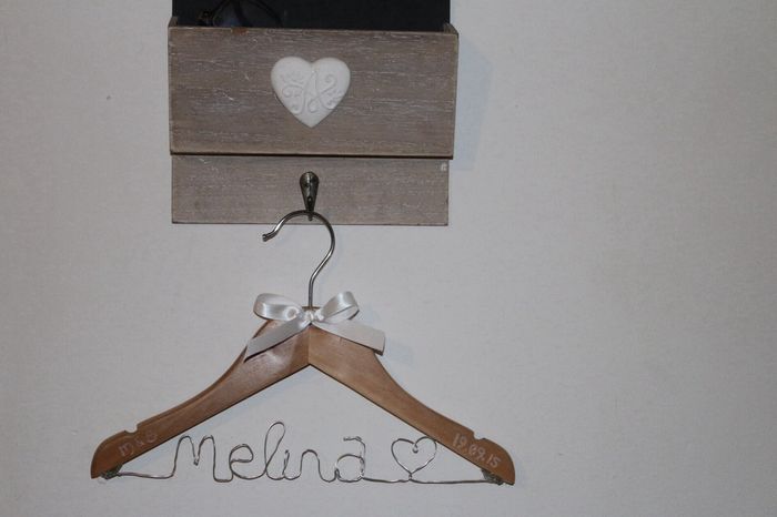 Mi percha diy con alambre - 1