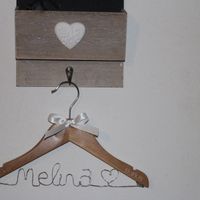 Mi percha diy con alambre - 1