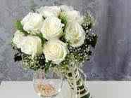 bouquet rosas blancas