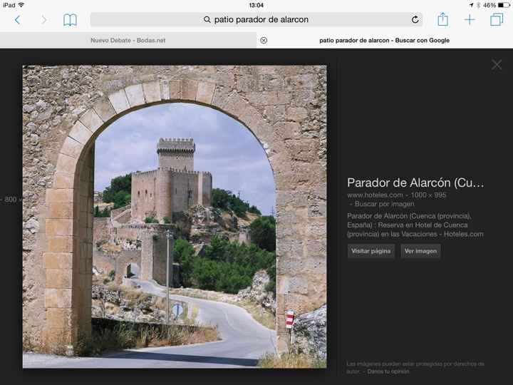 Entrada al pueblo de alarcon
