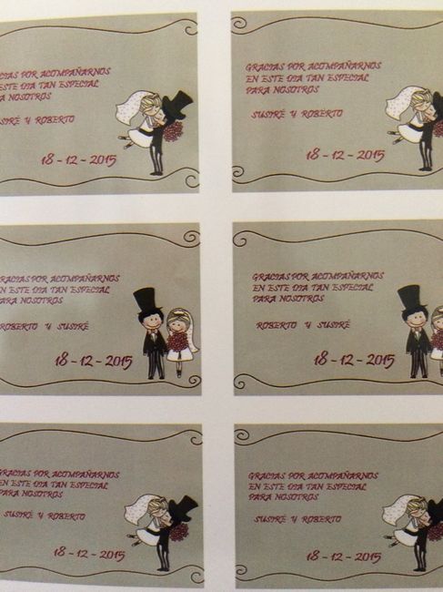 En las invitaciones que ponéis primero el nombre del novio o de la novia ????? - 1