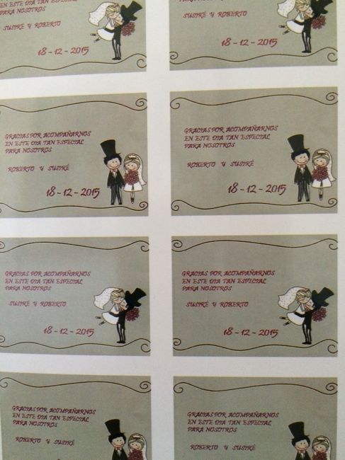 Recuerdos para los invitados