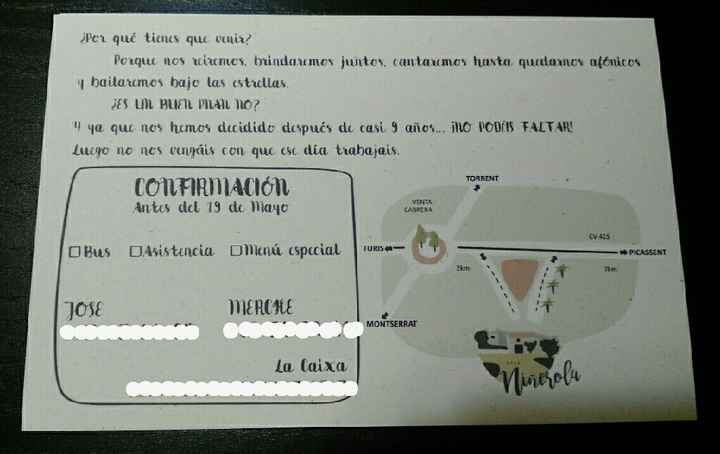 Invitaciones y cuño!! - 2