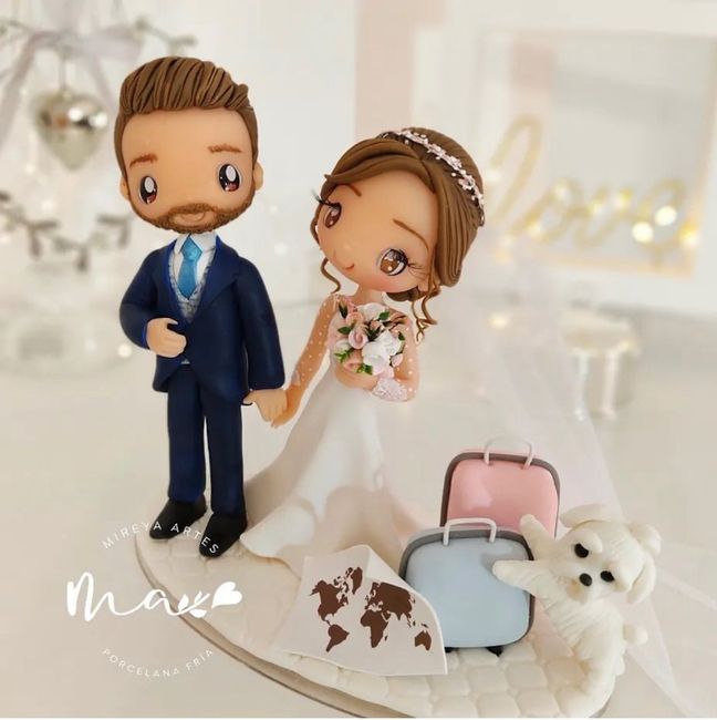 Cake topper de novios: ¿lo quieres en tu boda? 🎂 3