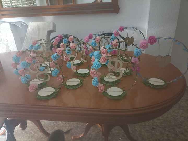Centros de mesa caseros - 1