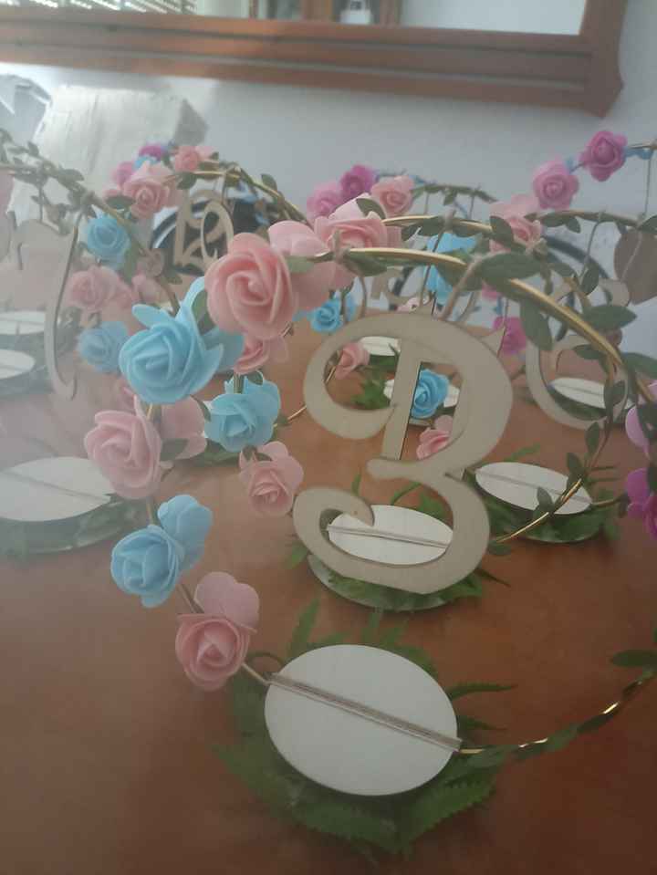 Centros de mesa caseros - 2