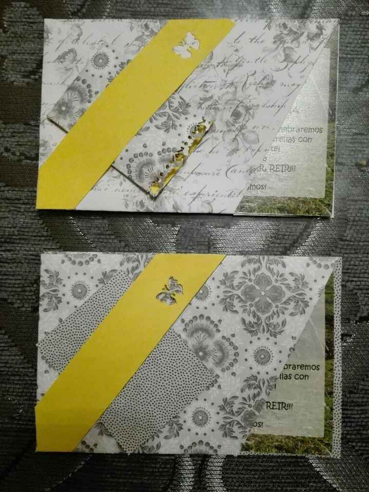 Mis invitaciones hechas a mano! - 1