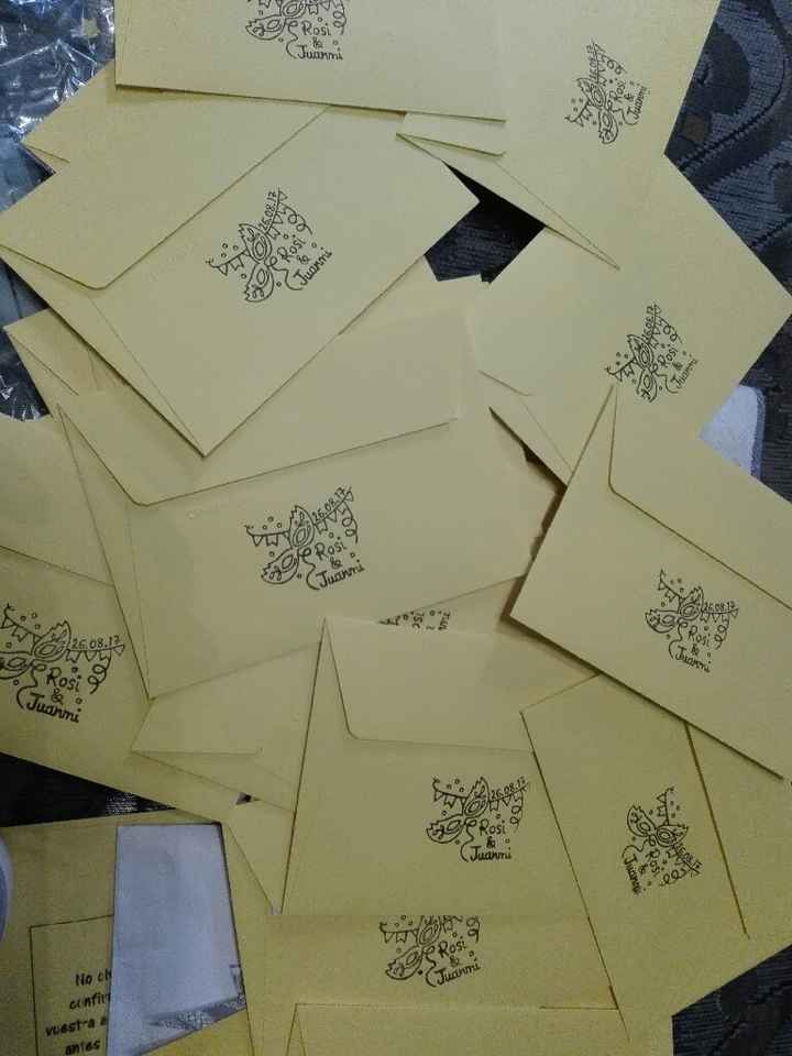 Mis invitaciones hechas a mano! - 2