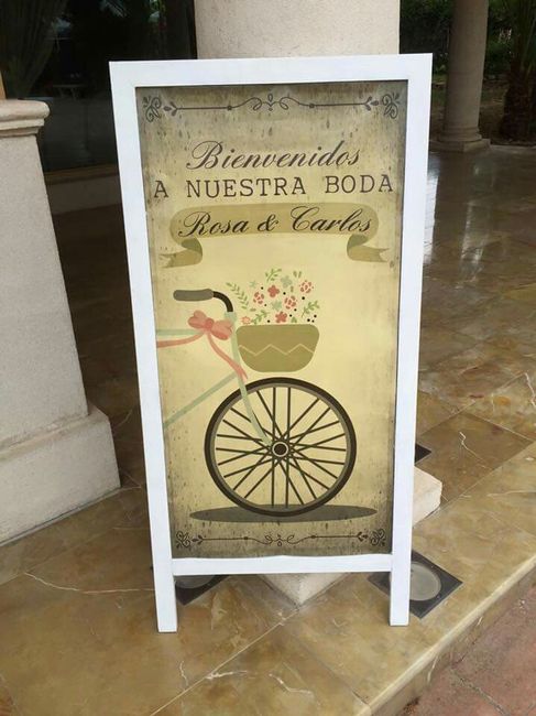 Pizarra ceremonia nupcial - 1