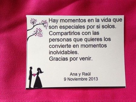 tarjeta agradecimiento