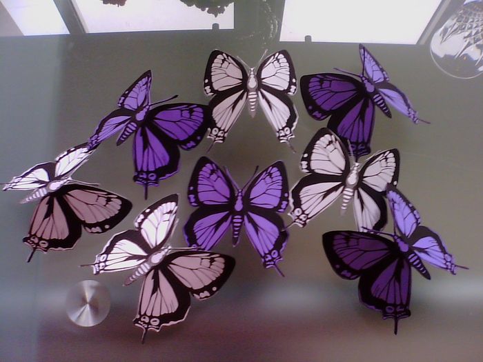 mis  mariposas de agradecimiento