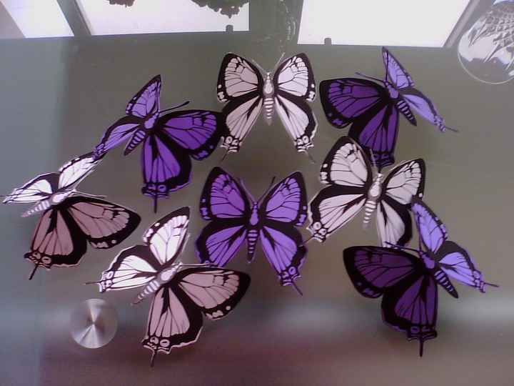 mis  mariposas de agradecimiento