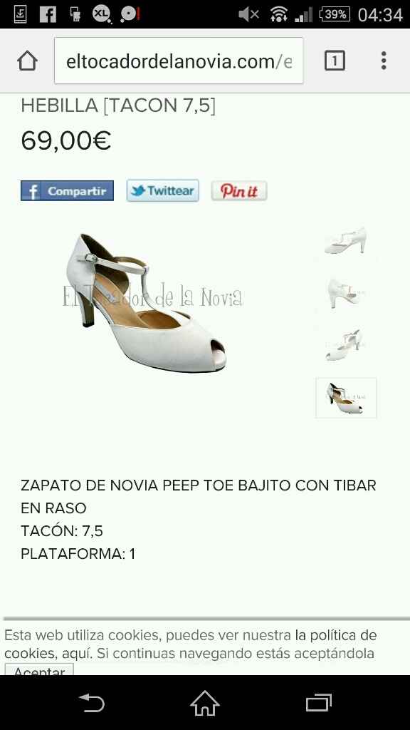 Zapatos de novia sencillos - 1