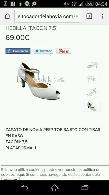 Zapatos de novia sencillos - 1