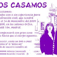 Invitación Boda