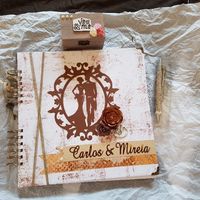 Libro de firmas y caja porta alianzas - 1