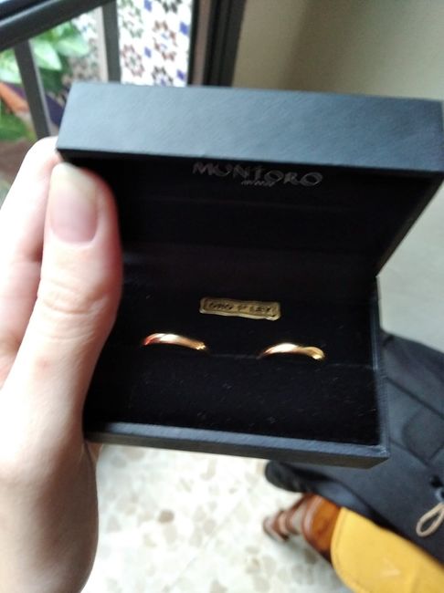 Por fin tengo mis alianzas ya terminadas 1