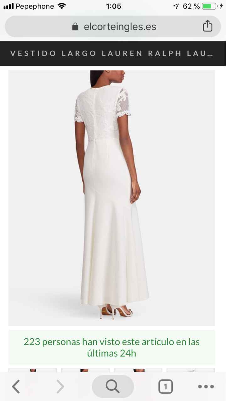 Vestido de novia economico o para segundo vestido - 2