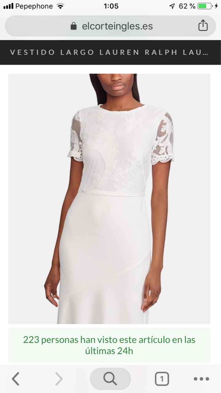 Vestido de novia economico o para segundo vestido - 3