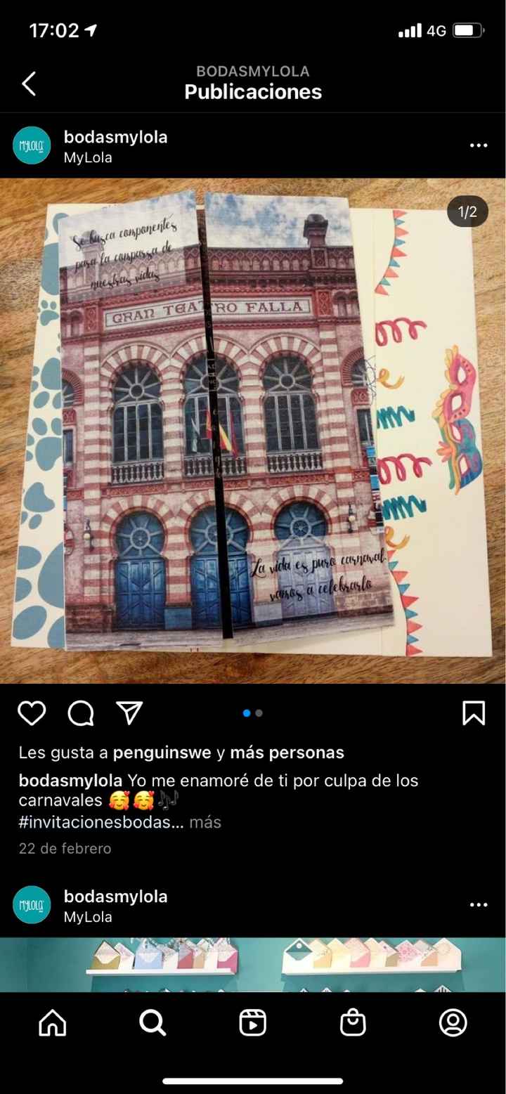 Invitaciones carnaval - 1