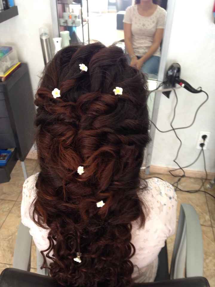 Novias con pelo rizado - 1