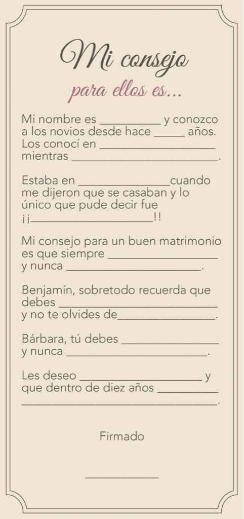 Detalles para entretener a los invitados - 2