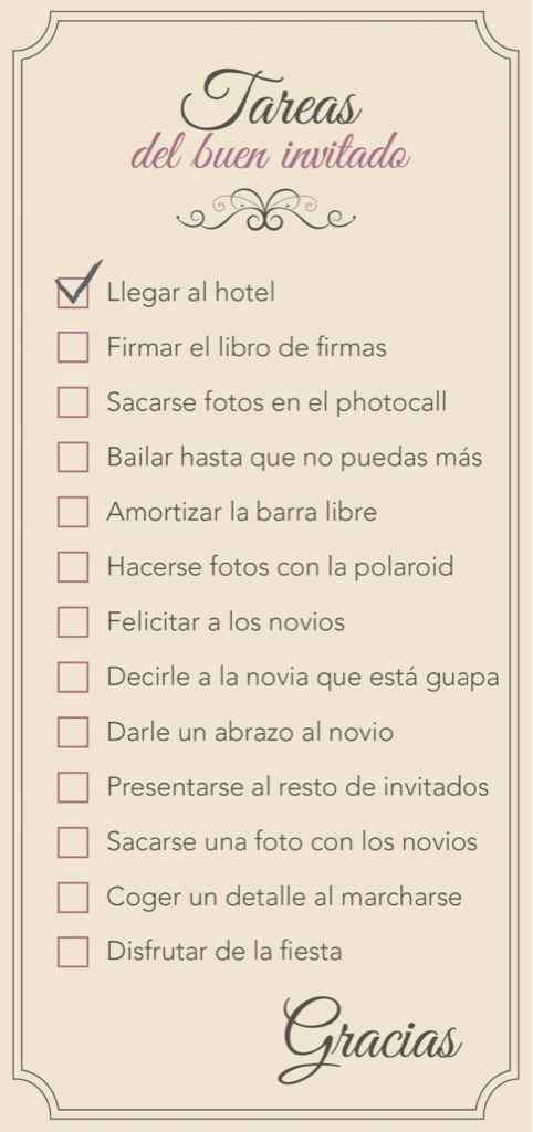 Detalles para entretener a los invitados - 3