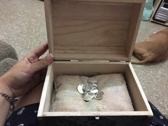  Qué os parece nuestra caja para las arras? ?? - 1