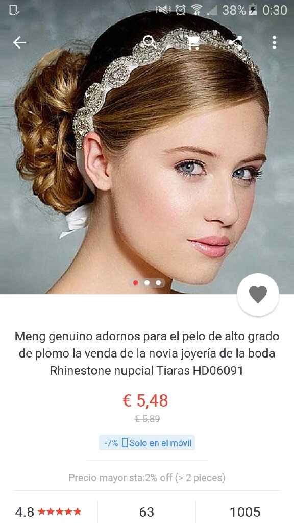 Tocado para el pelo - 1