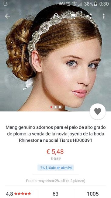 Tocado para el pelo - 1