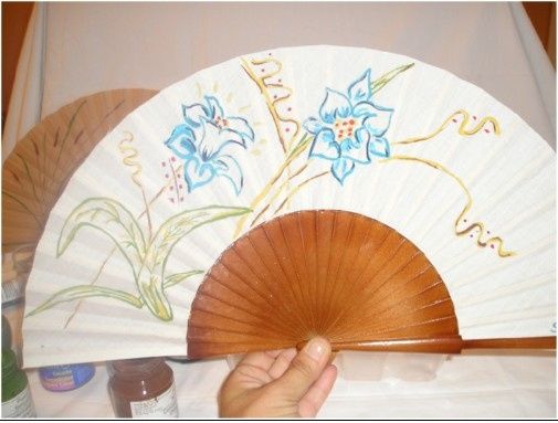 ABANICOS DECORADOS 