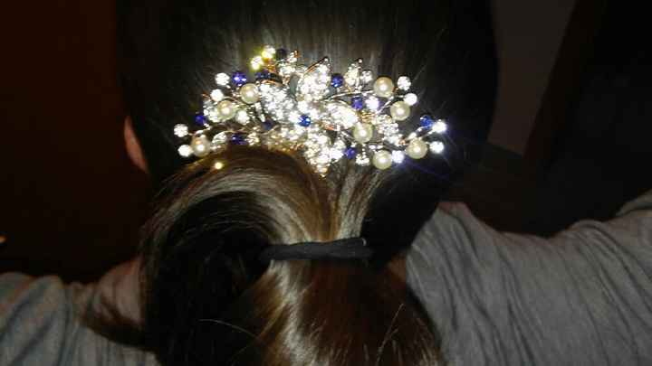 Ya tengo mi adorno para el pelo! - 1