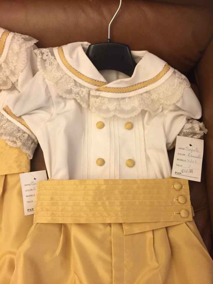 Trajes de mis niños de arras!! - 1