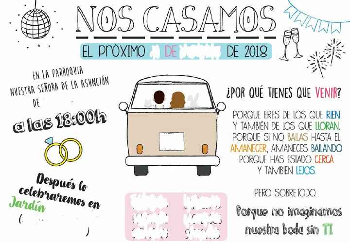 Nuestras invitaciones!!!!! - 2