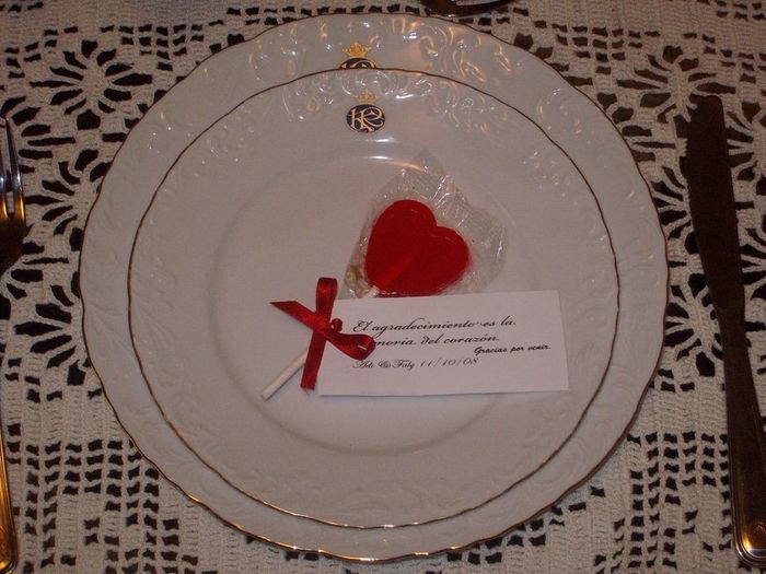 Detalle de agradecimiento - 1
