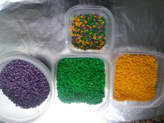 Teñir arroz con papel pinocho! - 1