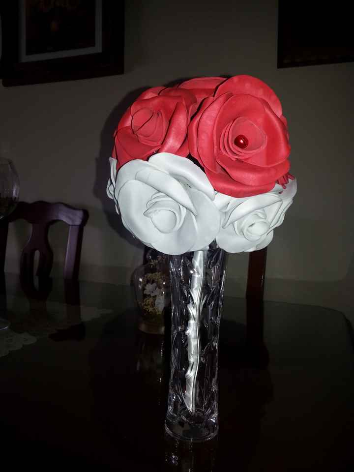 Rosas de goma eva - 1