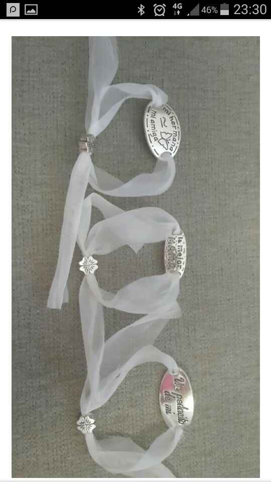 Pulsera vestido de novia - 1